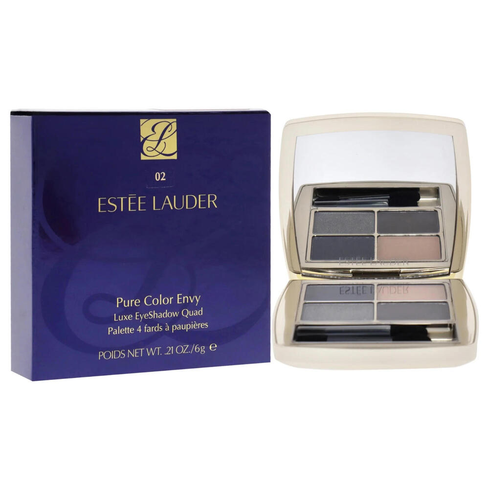Estee Lauder Pure Color Envy Luxe Eyeshadow Quad - 02 Indigo Night , 0.21oz NEW